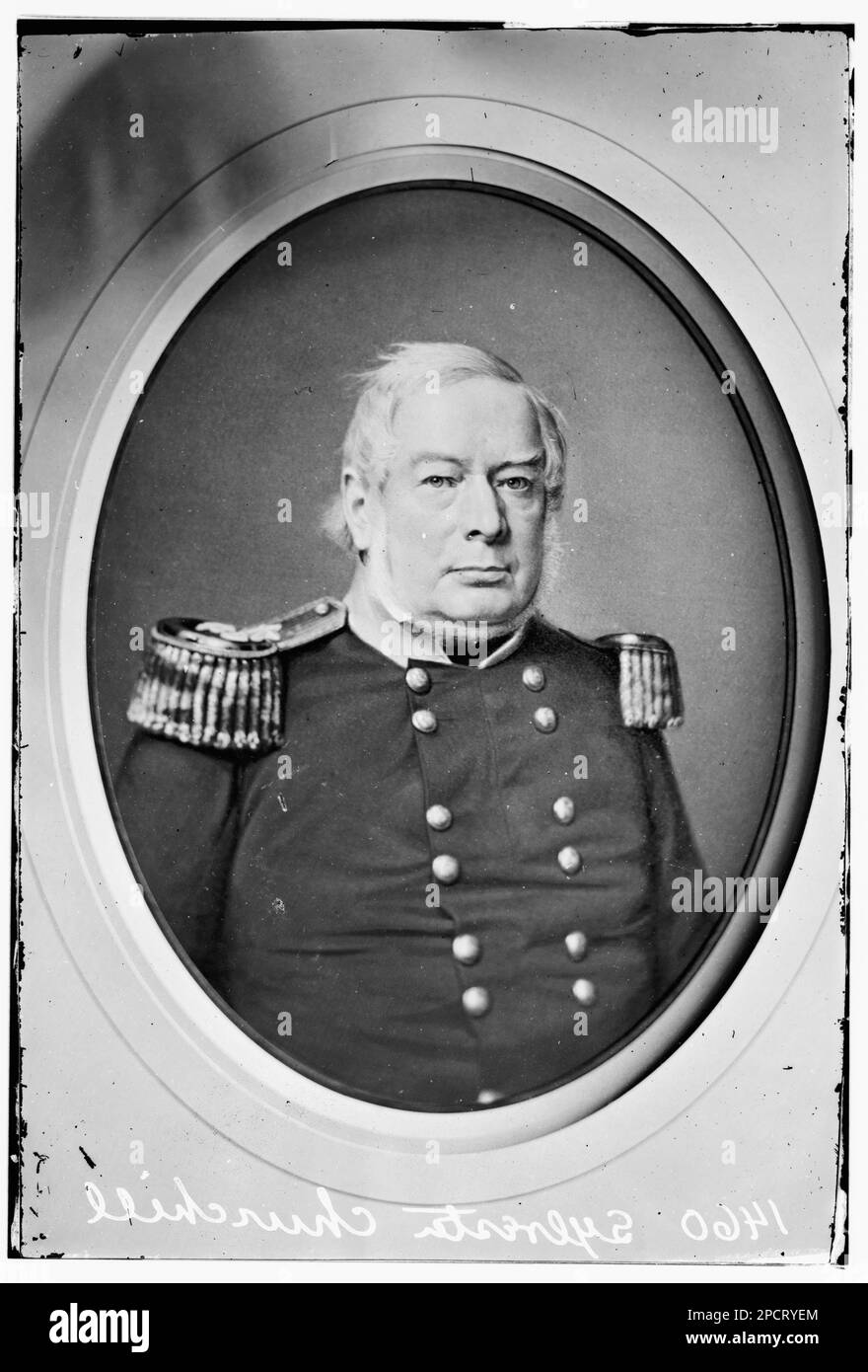 S. Churchill. Bürgerkriegsfotos, 1861-1865. Usa, Geschichte, Bürgerkrieg, 1861-1865. Stockfoto