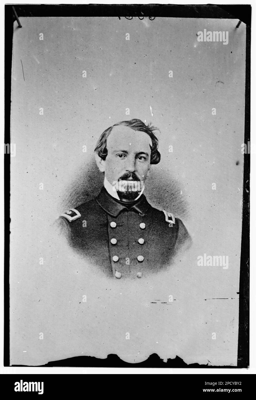 Captain Bennett, US-N. Bürgerkriegsfotos, 1861-1865 , Titel aus Bürgerkriegsbeschriftungen. Usa, Geschichte, Bürgerkrieg, 1861-1865. Stockfoto