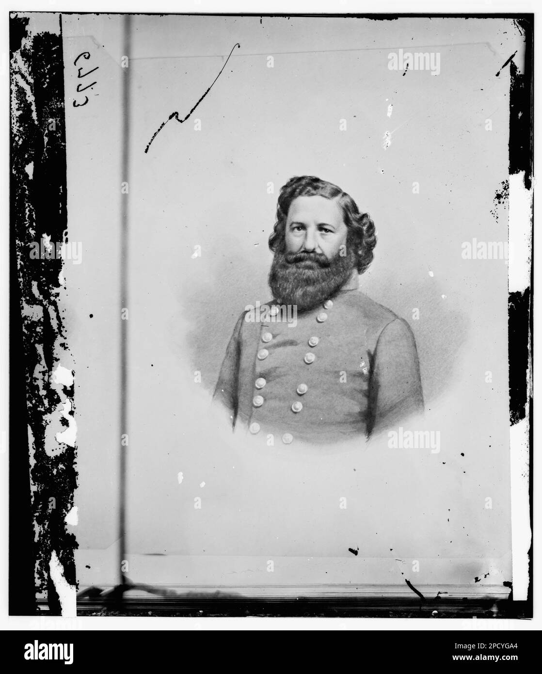 Lafayette McLaws. Bürgerkriegsfotos, 1861-1865. Usa, Geschichte, Bürgerkrieg, 1861-1865. Stockfoto