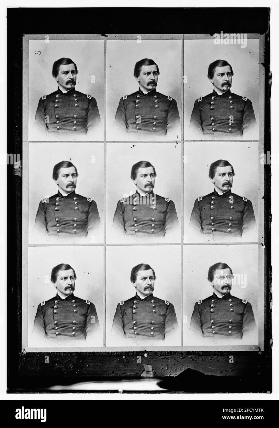 George B. McClellan. Bürgerkriegsfotos, 1861-1865. Usa, Geschichte, Bürgerkrieg, 1861-1865. Stockfoto