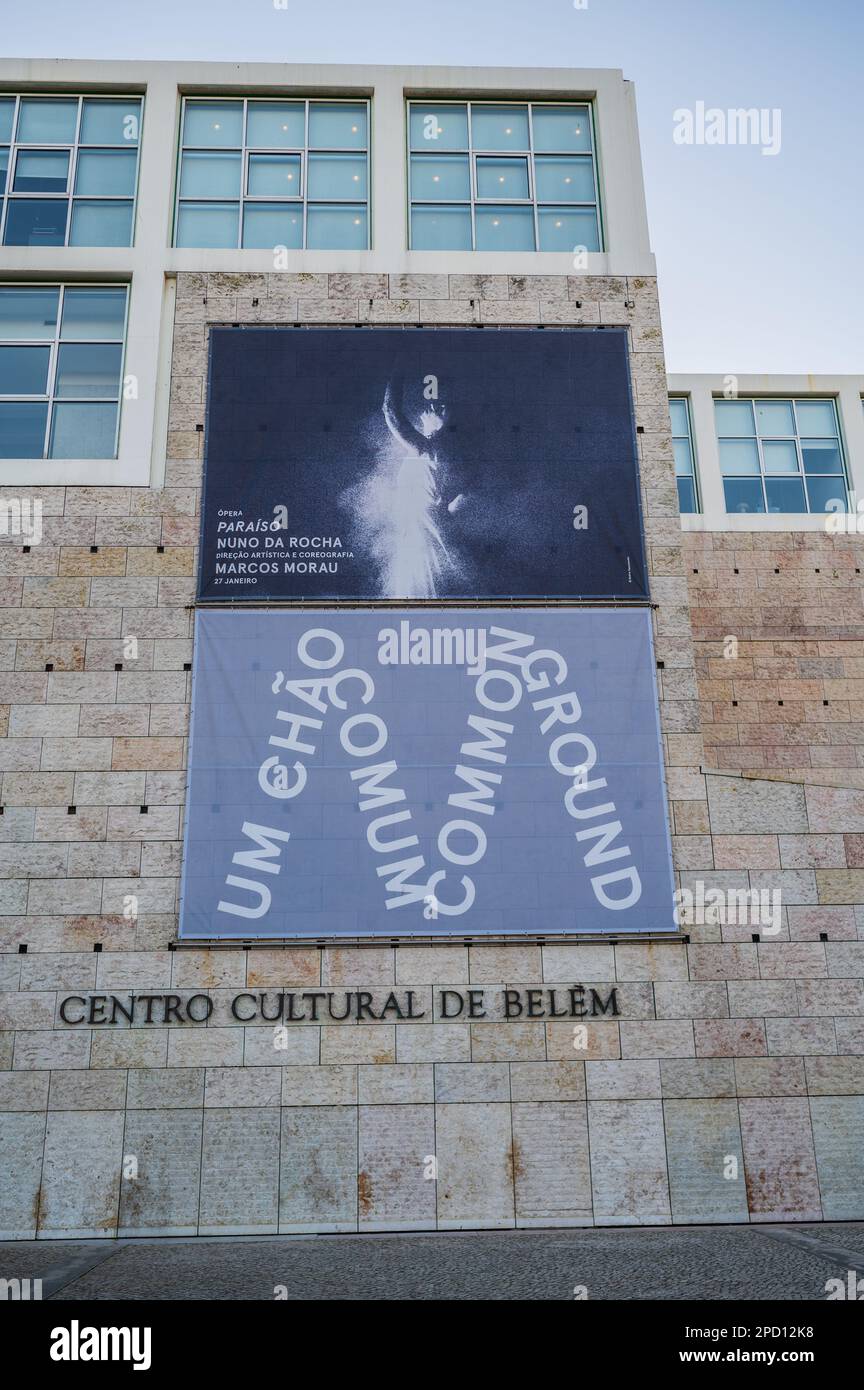 CCB Centro Cultural de Belem / Kulturzentrum von Belem in Lissabon, Portugal Stockfoto