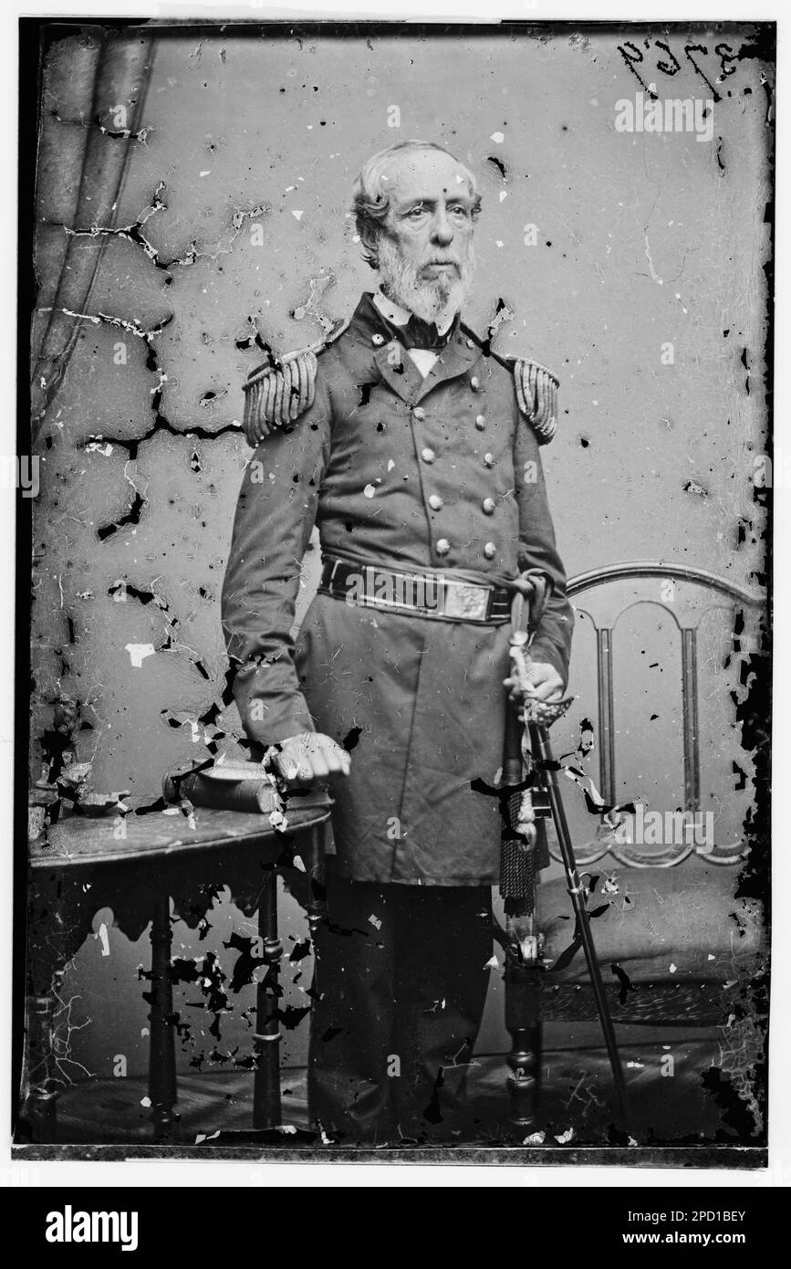 Oberstleutnant T. Morris, 4. US-Inf. Bürgerkriegsfotos, 1861-1865 , Titel aus Bürgerkriegsbeschriftungen. Usa, Geschichte, Bürgerkrieg, 1861-1865. Stockfoto