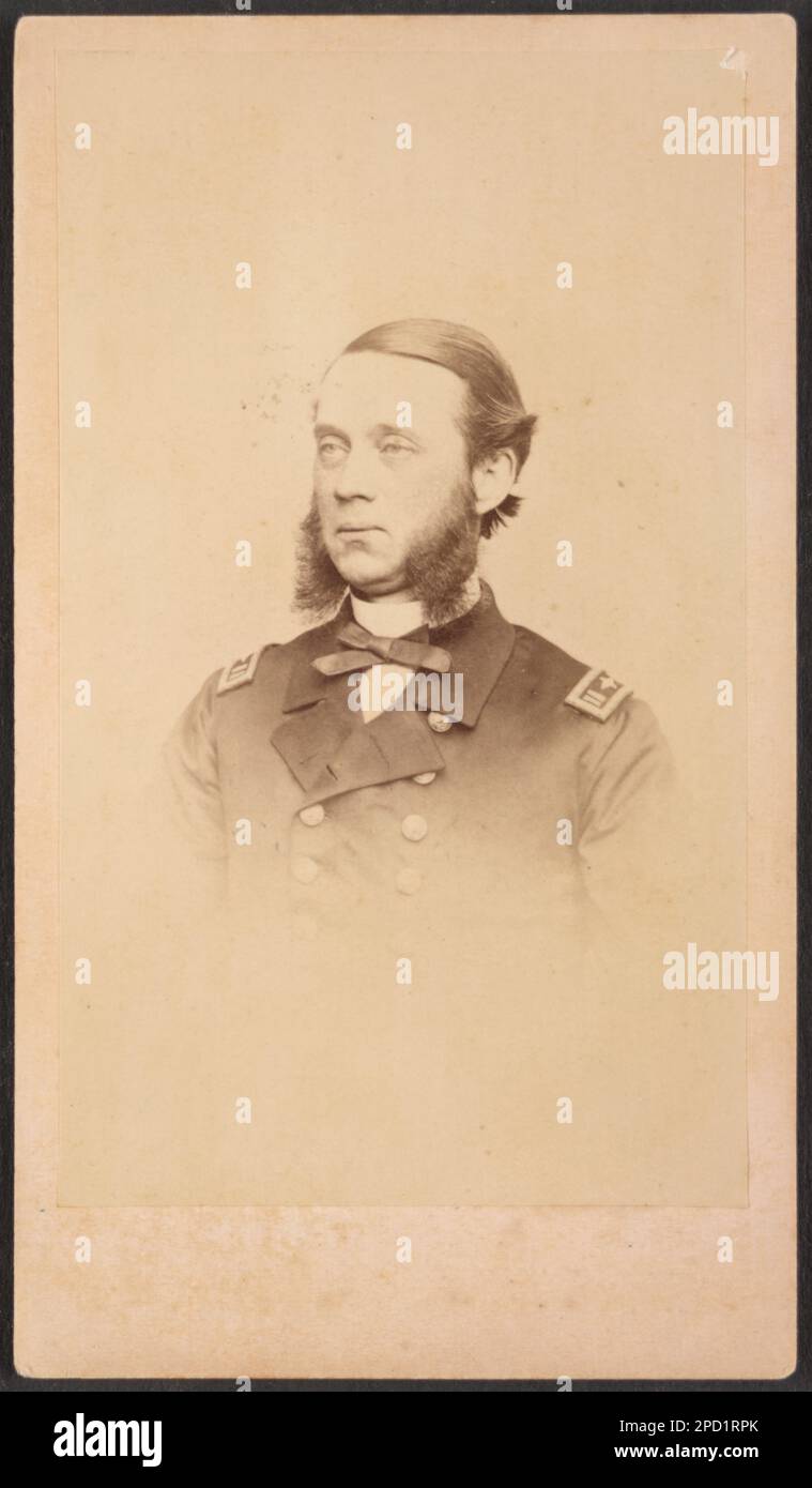 Nicht identifizierter Seemann in Union Engineer Lieutenant Uniform / Henry Ulke, 278 Pennsylvania Avenue, Washington, D.C. Liljenquist Family Sammlung von Bürgerkriegsfotos, pp/liljpaper. Usa, Marine, Menschen, 1860-1870, Matrosen, Union, 1860-1870, Ingenieure, 1860-1870, Militäruniformen, Union, 1860-1870, Usa, Geschichte, Bürgerkrieg, 1861-1865, Militärpersonal, Union. Stockfoto