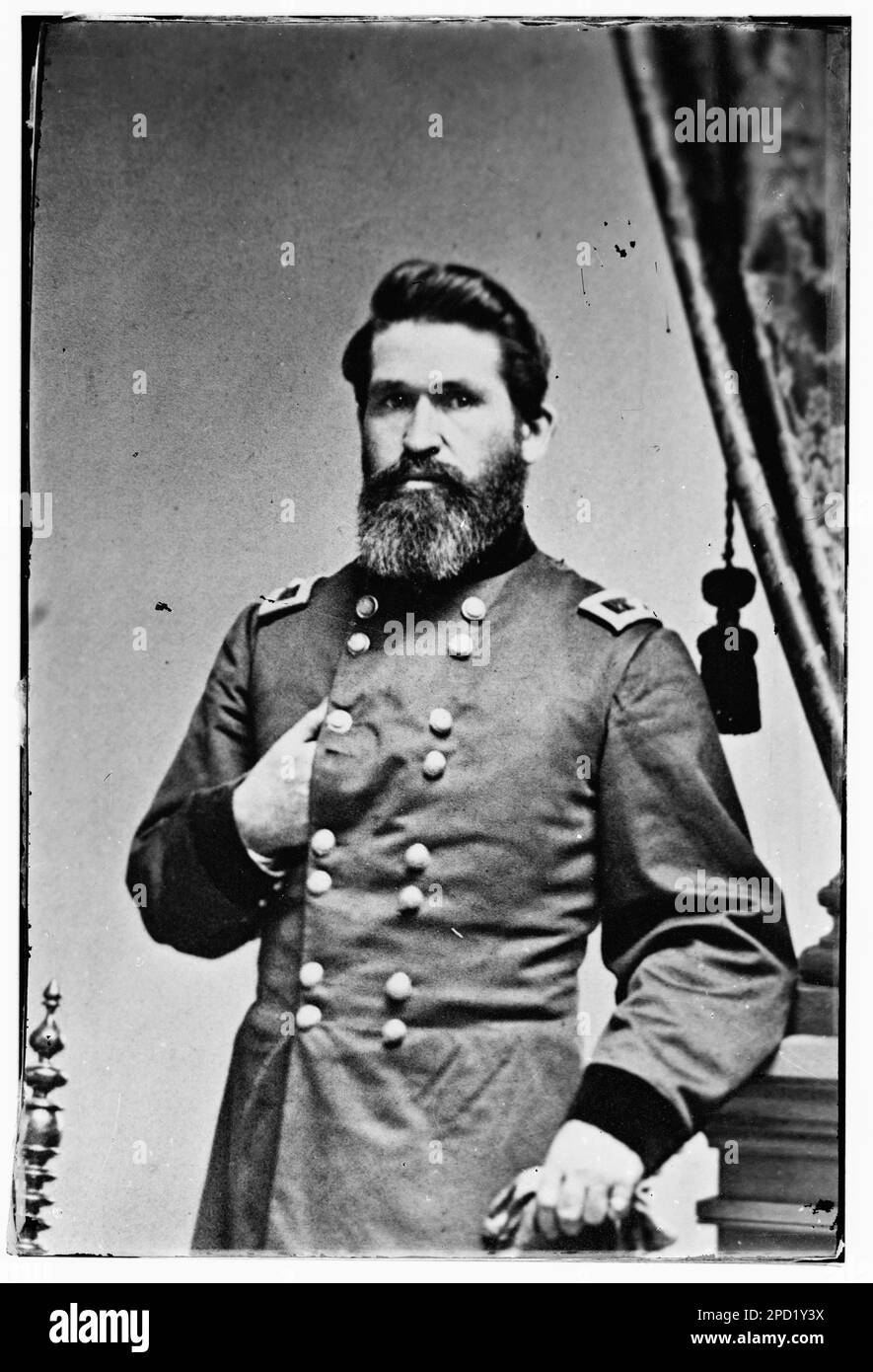 General J.G. Blunt. Bürgerkriegsfotos, 1861-1865 , Titel aus Bürgerkriegsbeschriftungen. Usa, Geschichte, Bürgerkrieg, 1861-1865. Stockfoto