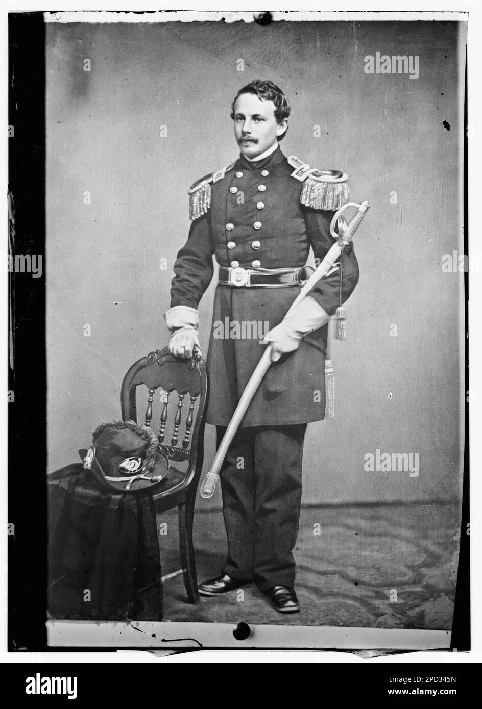 T.D. Sedgwick. Bürgerkriegsfotos, 1861-1865. Usa, Geschichte, Bürgerkrieg, 1861-1865. Stockfoto