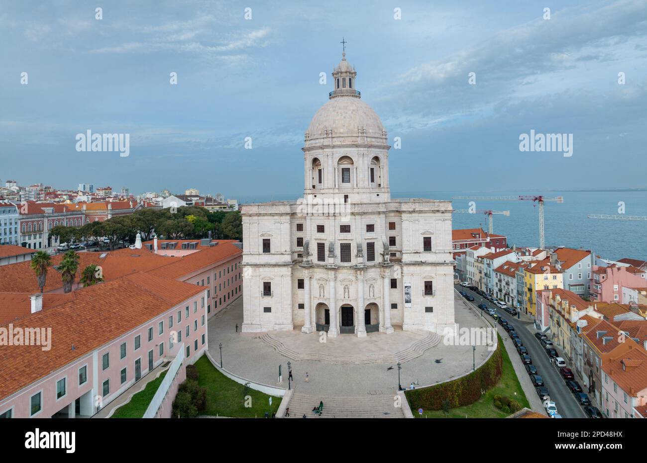 Nationale Pantheon-Kirche Santa Engracia in Lissabon, Portugal Stockfoto