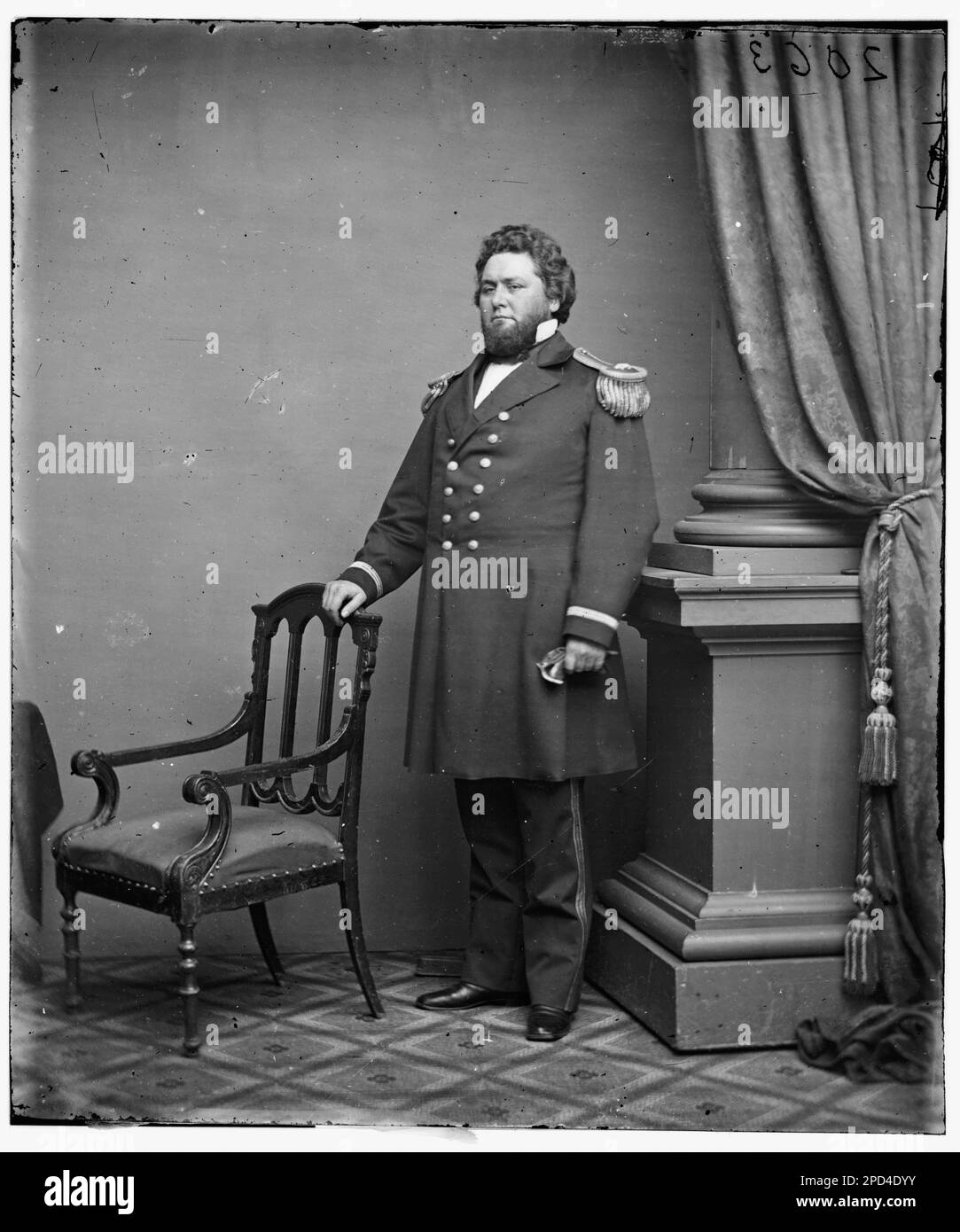 General Wm. Nelson. Bürgerkriegsfotos, 1861-1865. Usa, Geschichte, Bürgerkrieg, 1861-1865. Stockfoto