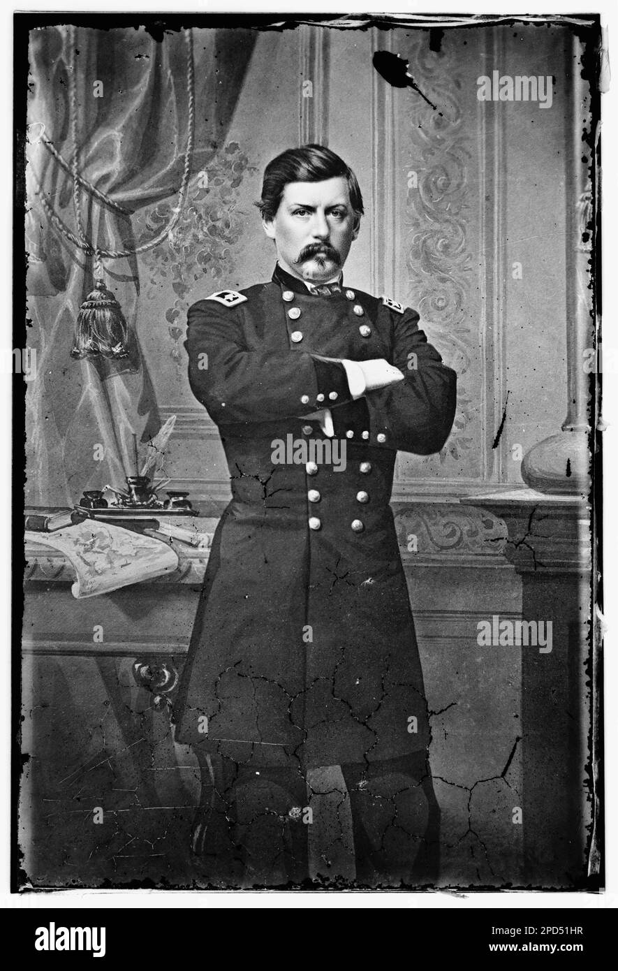 McClellan. Bürgerkriegsfotos, 1861-1865. Usa, Geschichte, Bürgerkrieg, 1861-1865. Stockfoto