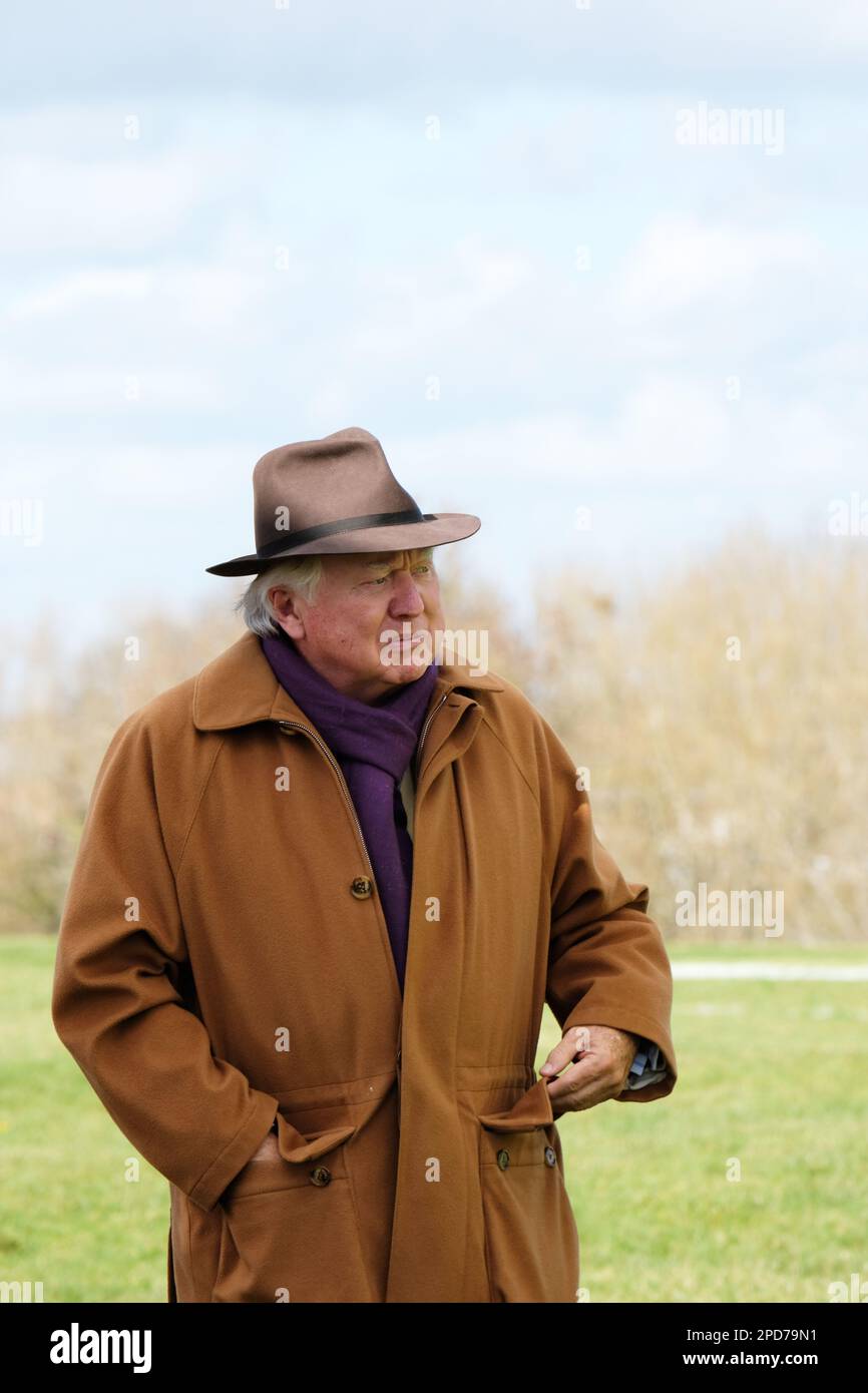 Lord Bamford Vorsitzender von JCB ( J C Bamford ) beim Cheltenham Festival im März 2023 Stockfoto