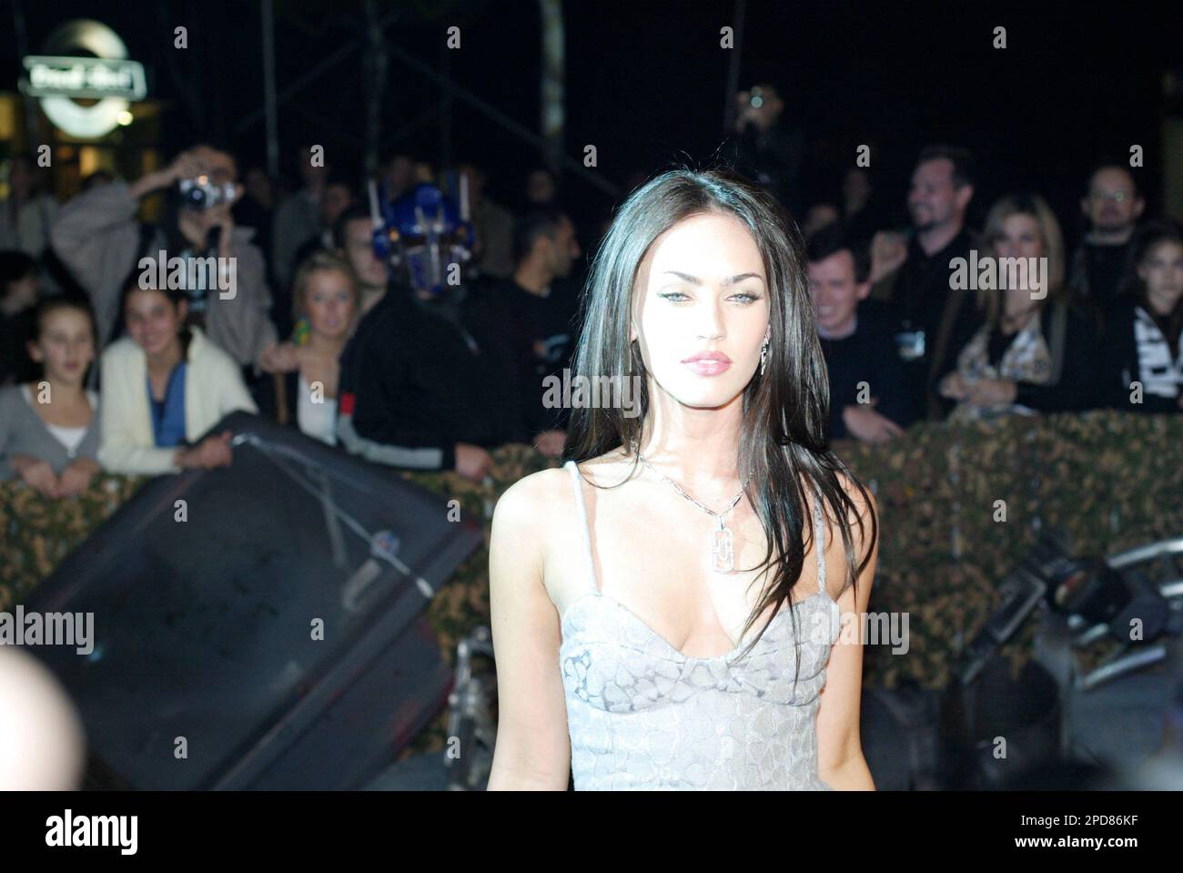 Megan Fox bei der Premiere des Films Transformers. Sydney, Australien. 12.06.07. Stockfoto