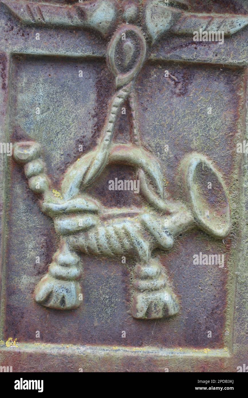 Briefkasten, Abstract France Stockfoto