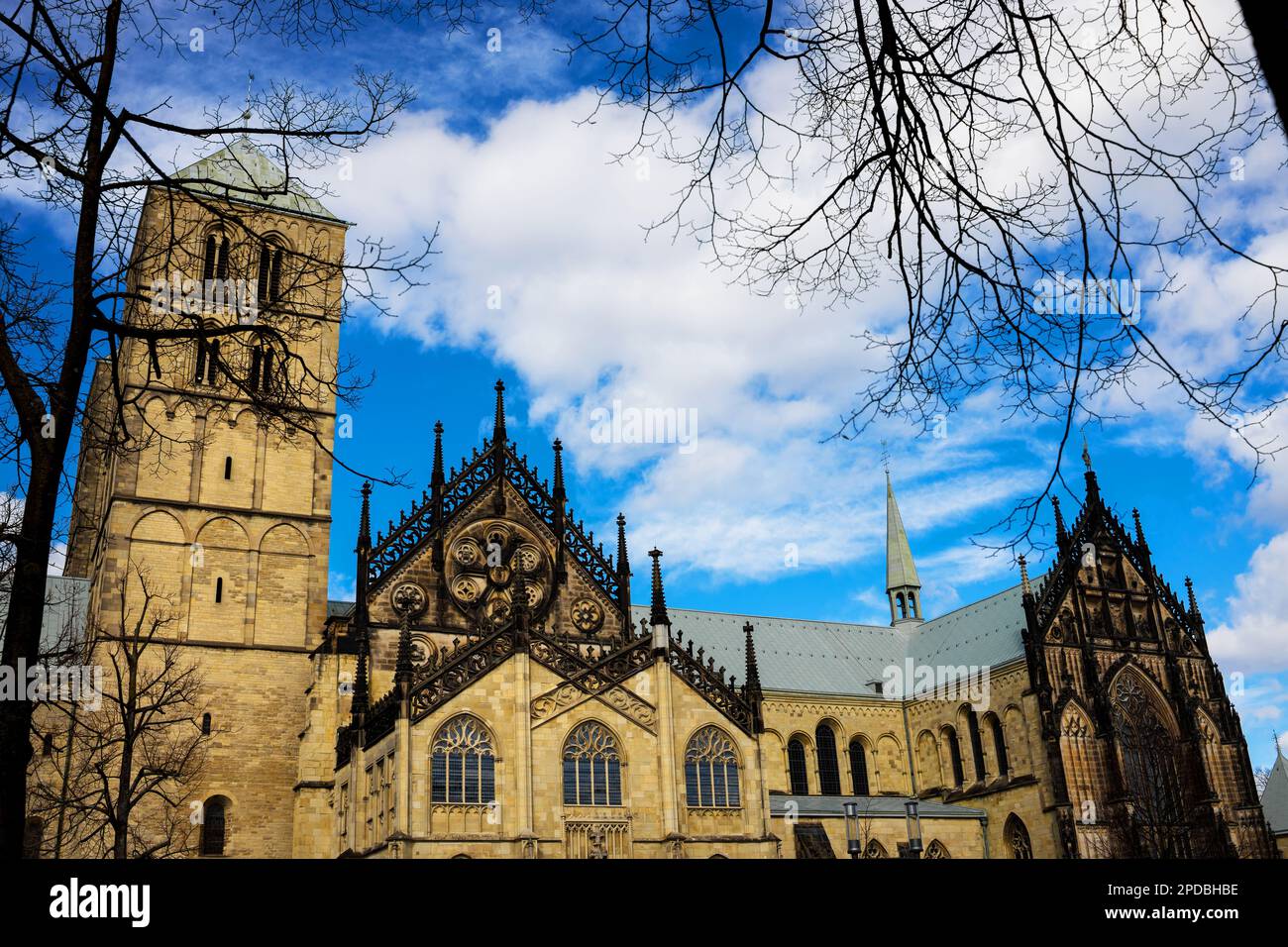 Die St. Paulus-Dom-Kirche in Münster Stockfoto