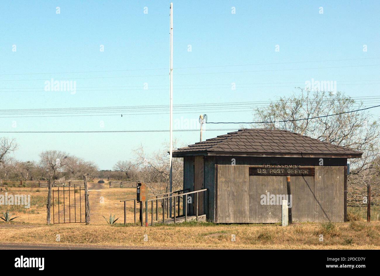 The U.S. Post Office in Armstrong, Texas, is shown Monday, Feb. 13, 2006, with the Armstrong