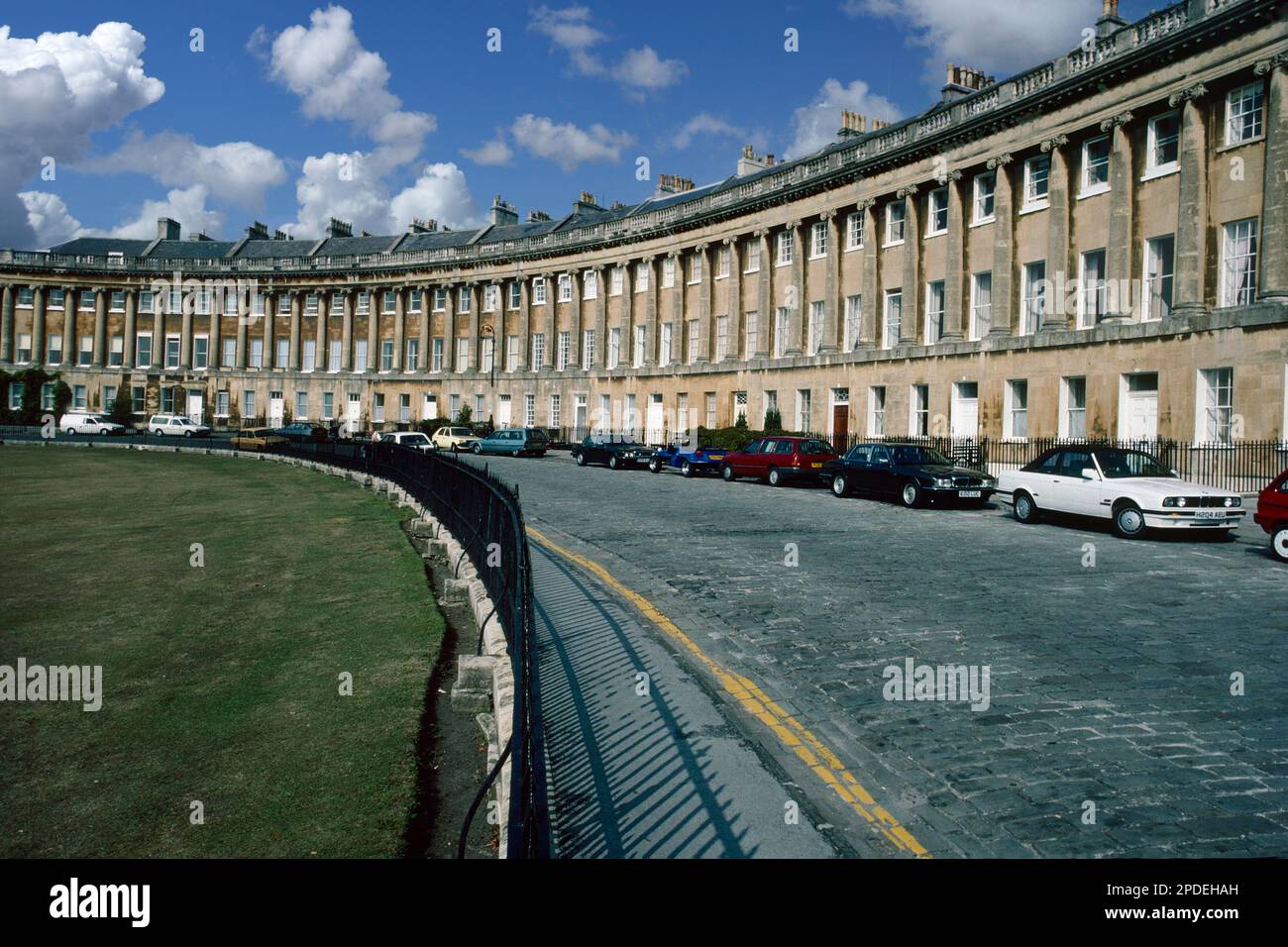 Die Royal Crescent, Bath, England Stockfoto