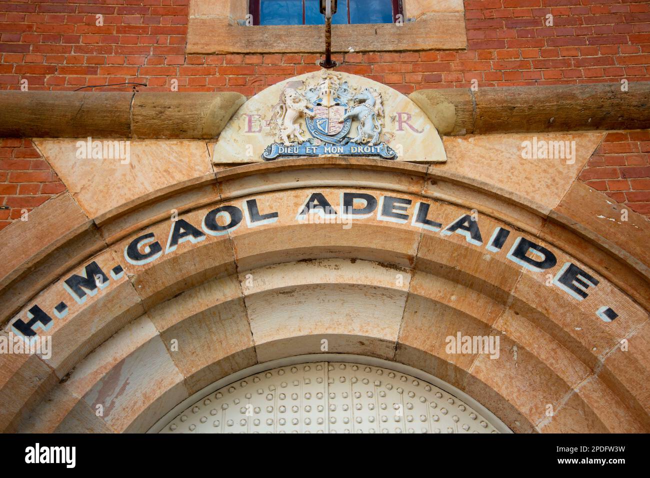 Historisches Adelaide Gaol - Südaustralien Stockfoto