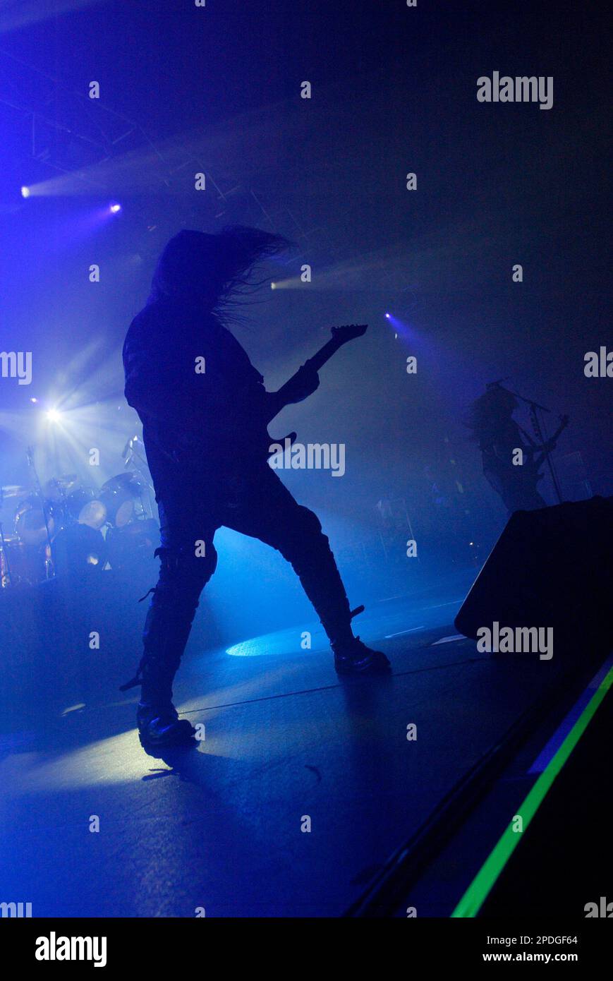 Jeff Hanneman von Slayer tritt live im Hordern Pavilion auf. Sydney, Australien. 17.04.07. Stockfoto