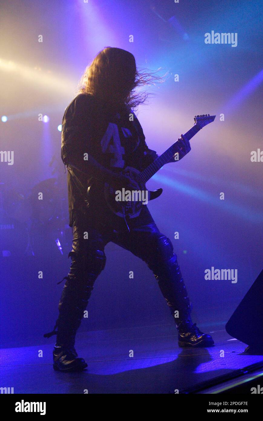 Jeff Hanneman von Slayer tritt live im Hordern Pavilion auf. Sydney, Australien. 17.04.07. Stockfoto