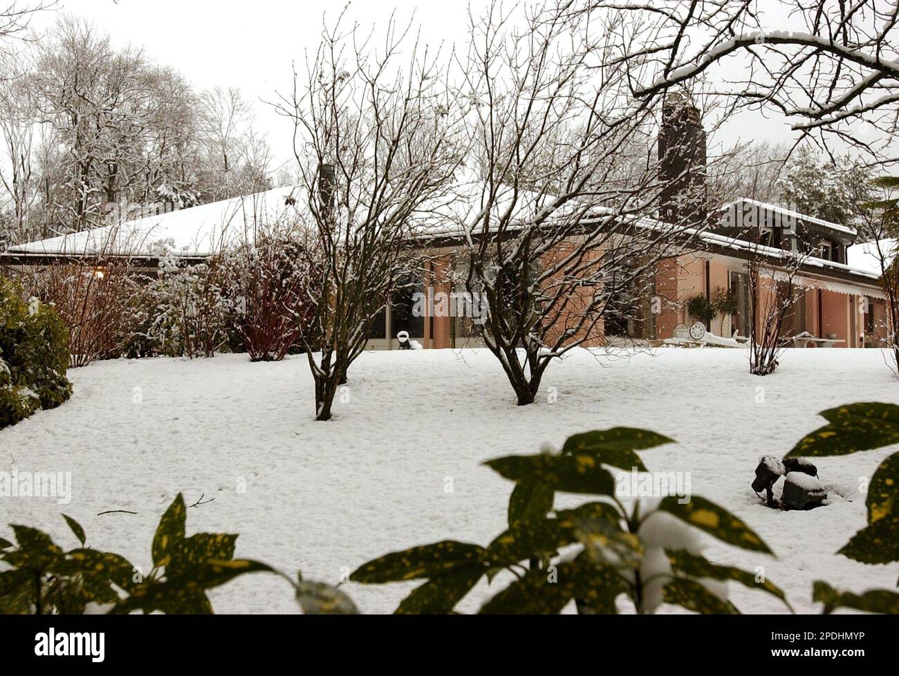 The villa of Athina OnassisRoussel in in the western