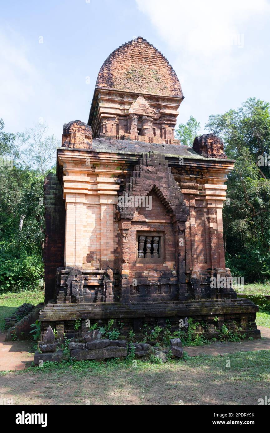 Bilder von den alten Hindu-Tempeln von My Son in der Nähe von Hoi an in Vietnam Stockfoto