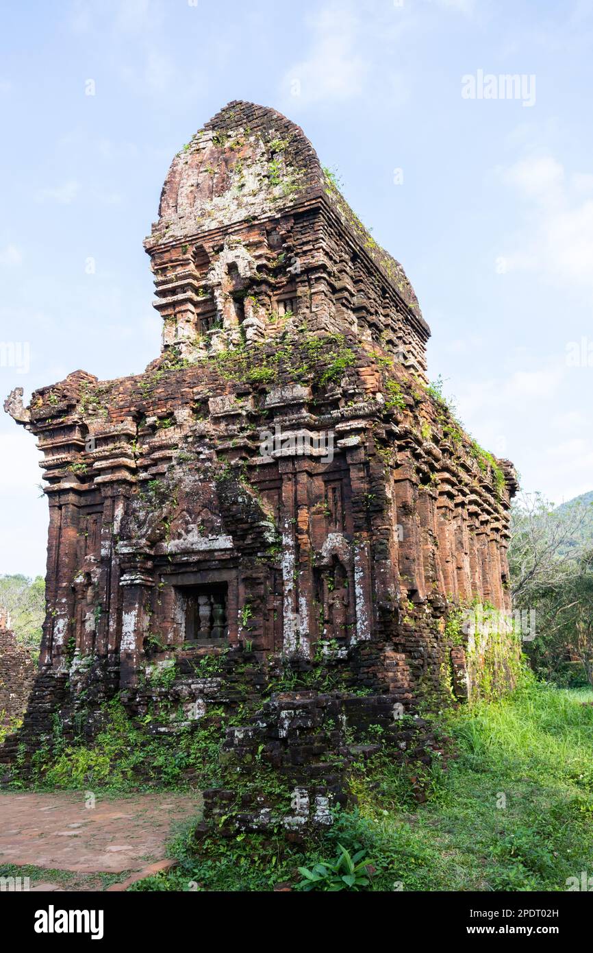 Bilder von den alten Hindu-Tempeln von My Son in der Nähe von Hoi an in Vietnam Stockfoto