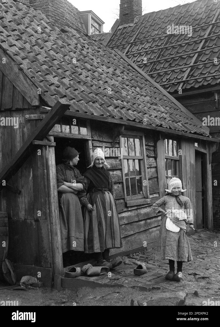 Volendam, Niederlande 1905 Stockfoto