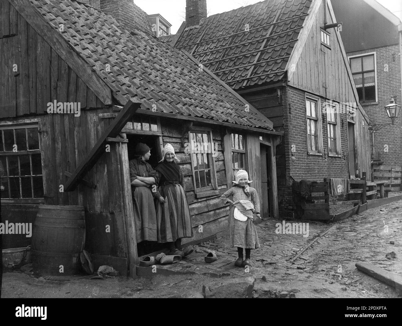 Volendam, Niederlande 1905 Stockfoto