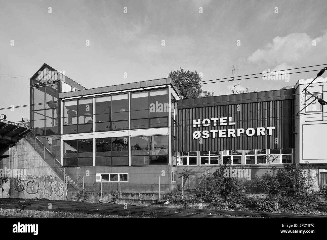 Hotel Østerport, entworfen von Erik Christian Sørensen, 1956; Kopenhagen, Dänemark Stockfoto