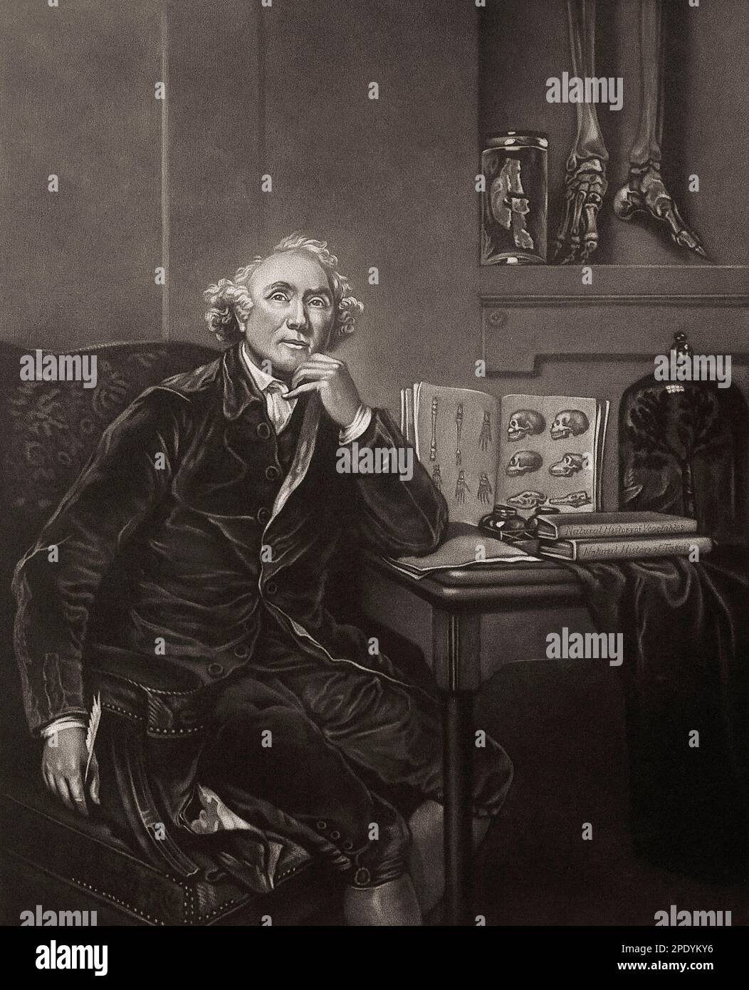 John Hunter, 1728-1793, schottischer Chirurg Stockfoto