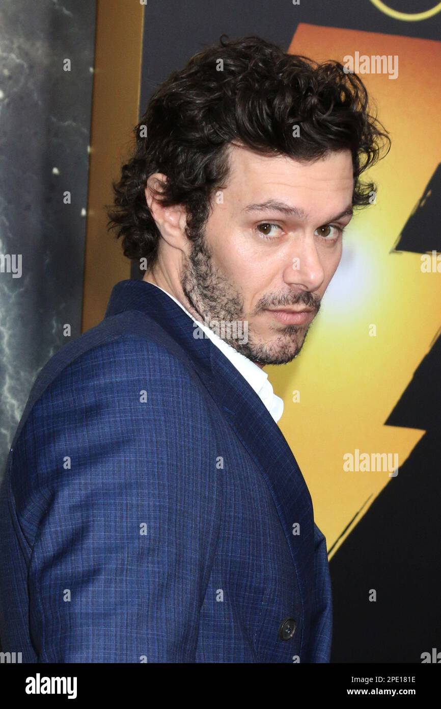 14. März 2023, Westwood, CA, USA: LOS ANGELES - 14. MÄRZ: Adam Brody im Shazam! Fury of the Gods Los Angeles Premiere im Village Theater am 14. März 2023 in Westwood, CA (Kreditbild: © Kay Blake/ZUMA Press Wire) NUR REDAKTIONELLE VERWENDUNG! Nicht für den kommerziellen GEBRAUCH! Stockfoto