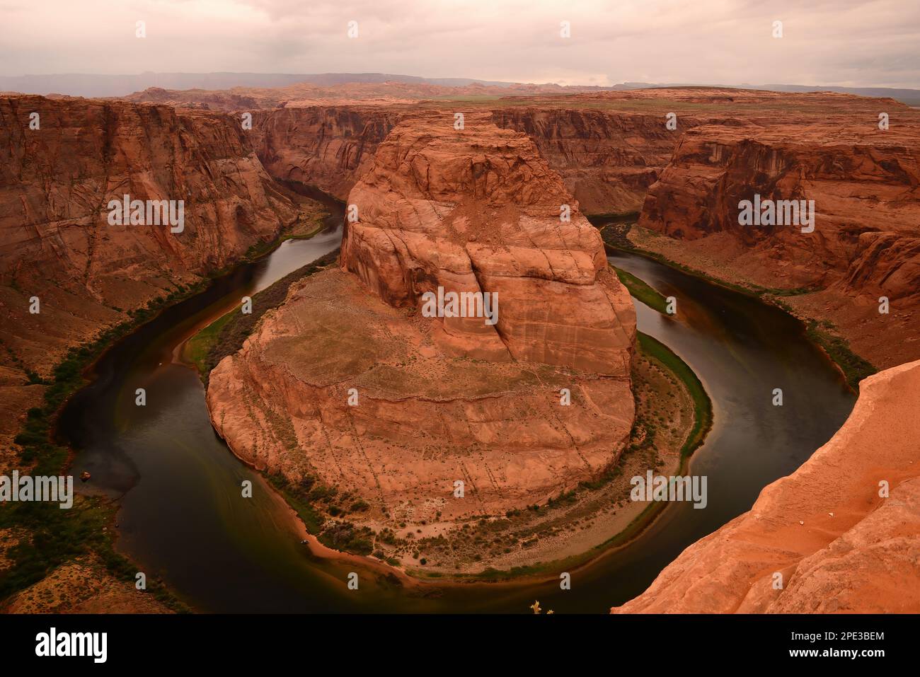 Horse Shoe Bend Glen Canyon nördlicher Arizona Colorado River Stockfoto