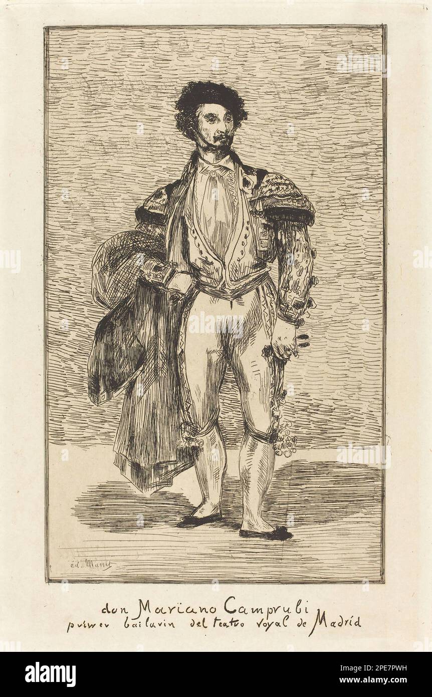 Don Mariano Camprubi (Le Bailarin) 1862 von Edouard Manet Stockfoto