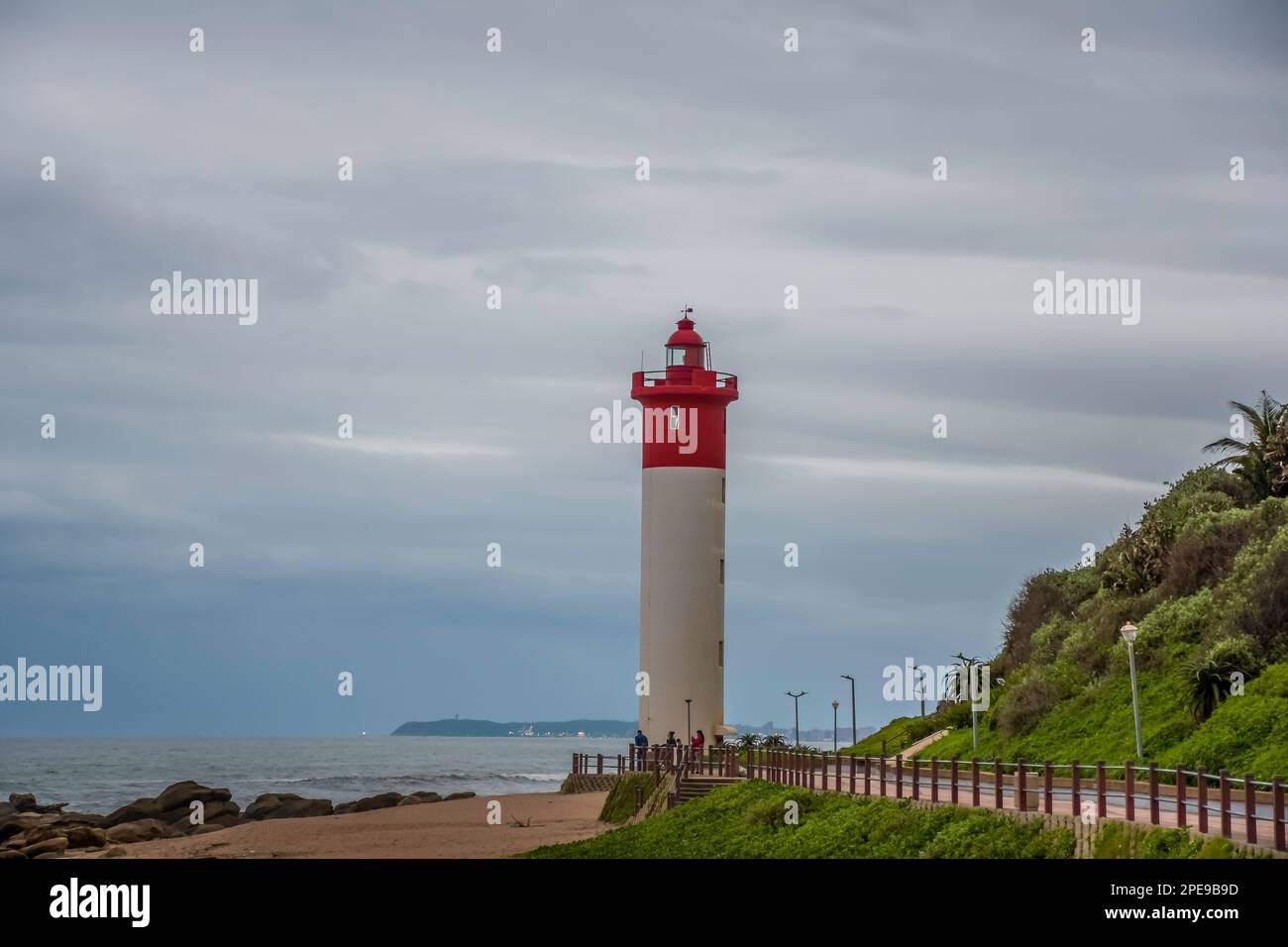 Umhlanga Leuchtturm Meereslandschaft in Durban Kwazulu Natal Südafrika Stockfoto