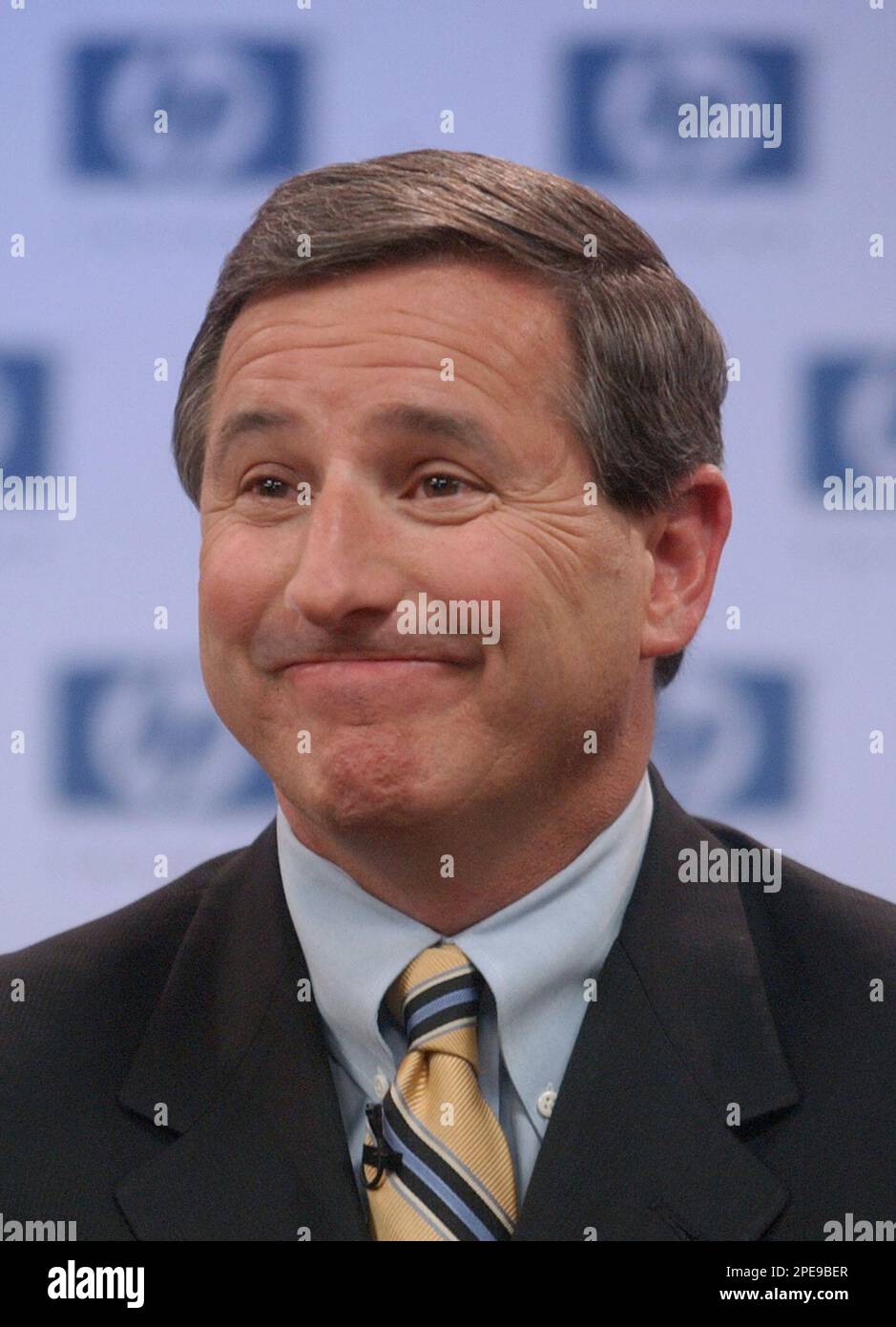 HewlettPackard Co. new president and CEO Mark Hurd smiles during a