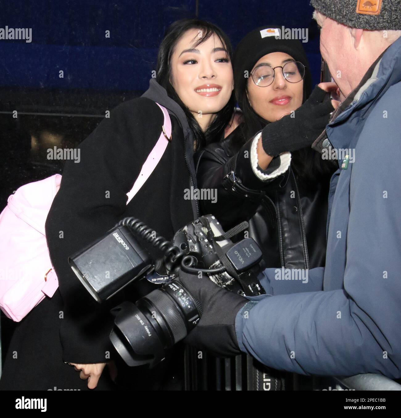 New York, USA. 15. März 2023 Rina Sawayama über Good Morning America, um über ihren neuen Film John Wick: Chapter 4 in New York zu sprechen. 15. März 2023 Kredit: RW/MediaPunch Kredit: MediaPunch Inc/Alamy Live News Stockfoto