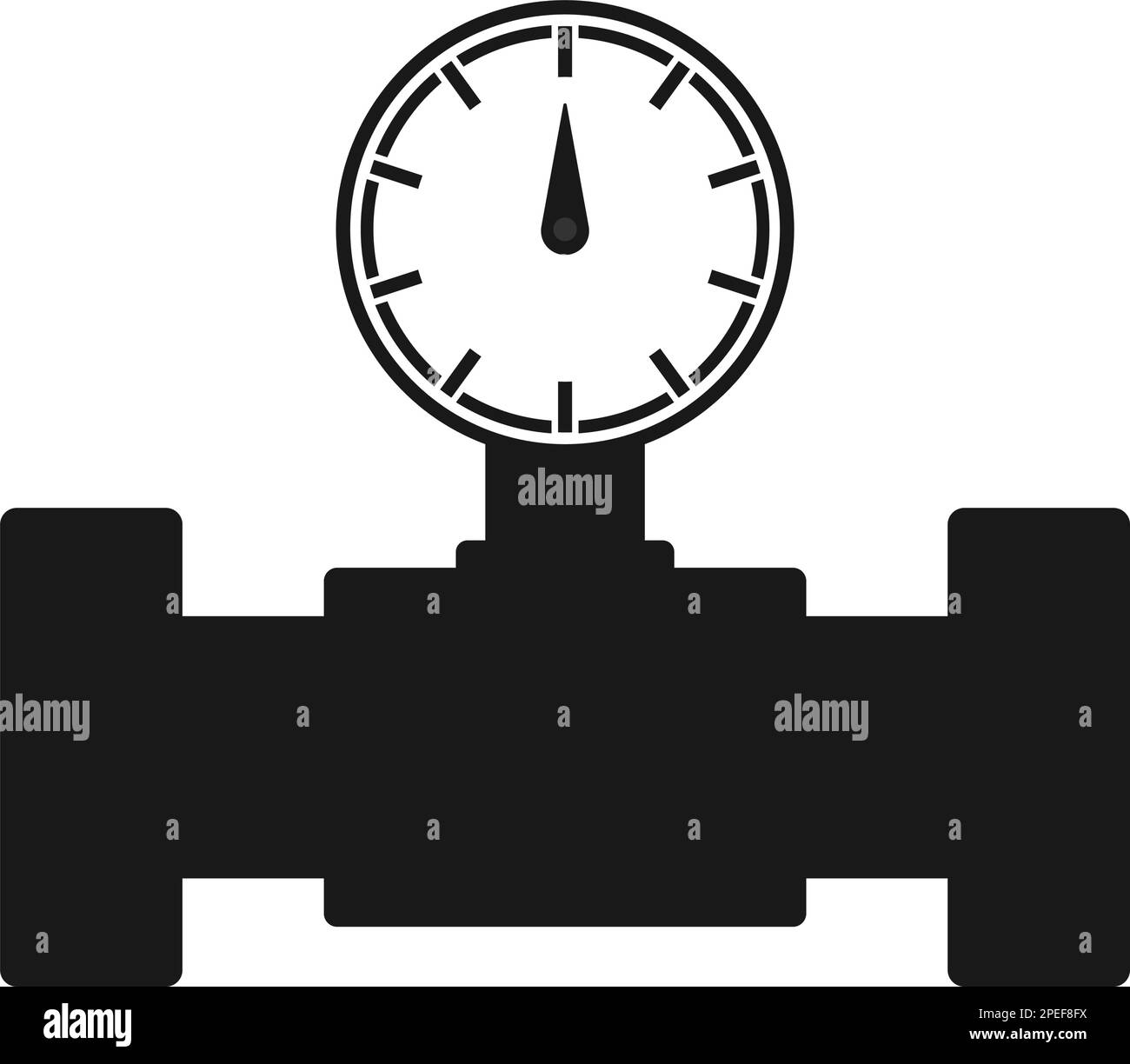 Symboldesign des Wasserzählers Stock Vektor