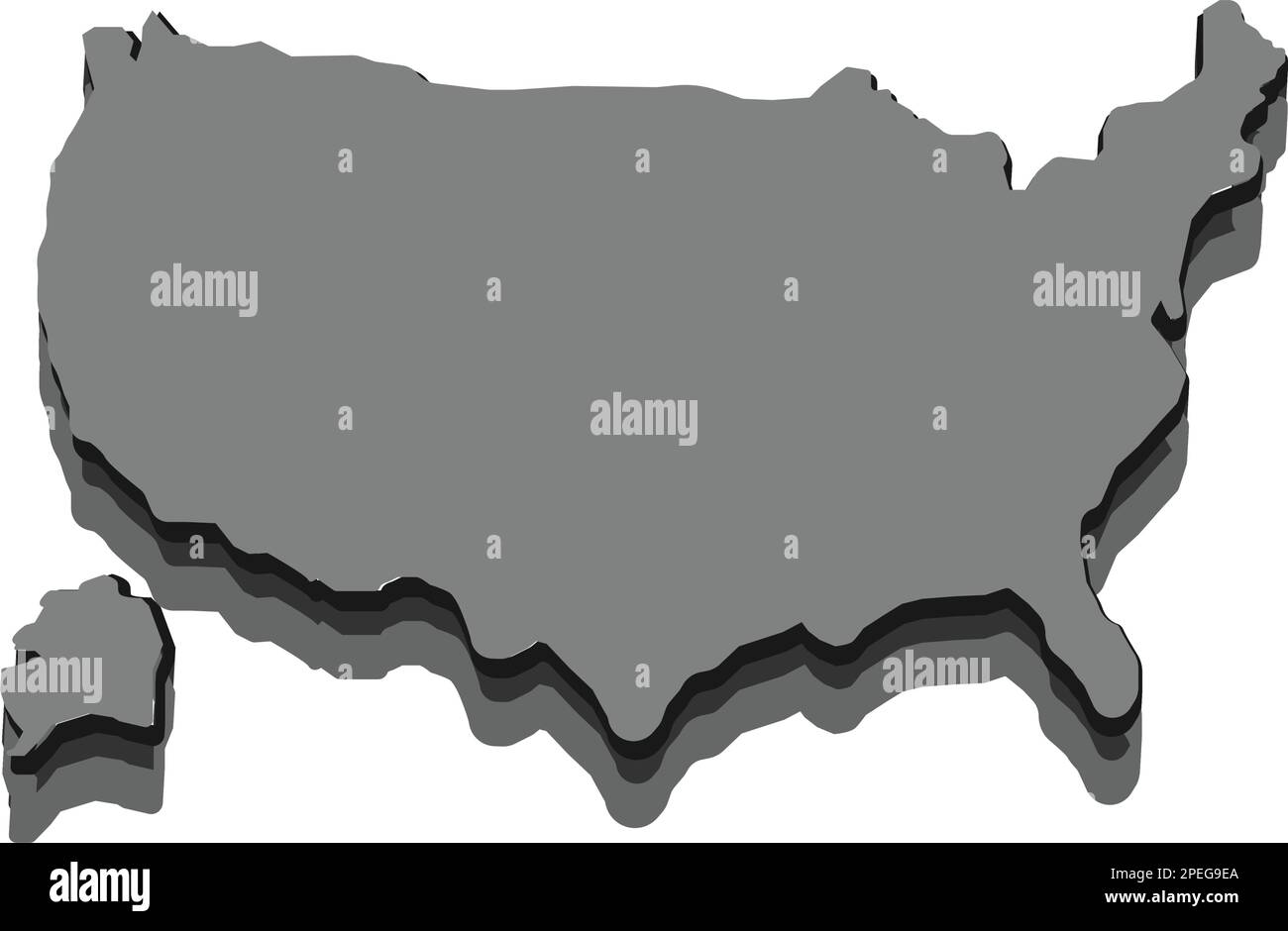 MAP united-Logo-Illustrationsdesign Stock Vektor