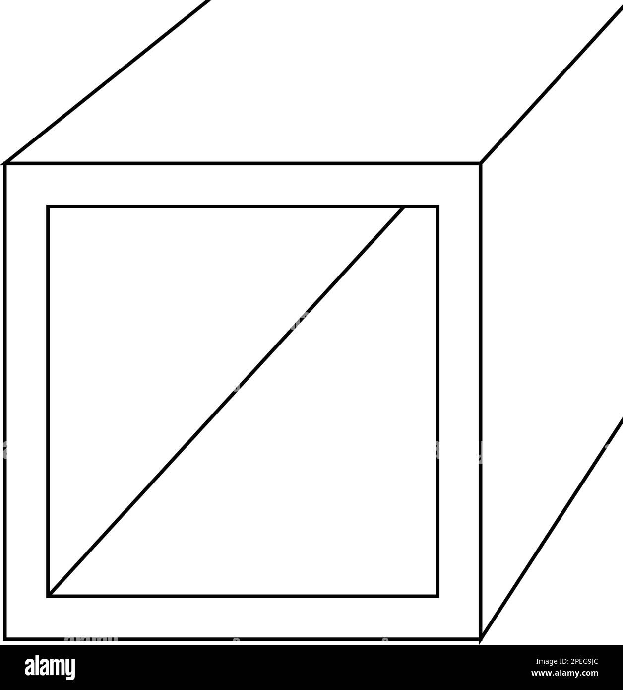 Vektorsymbol für Stahlprodukte. Ich profitiere von Form und Länge. Diese Eisenlegierung besteht aus Kohlenstoff und hoher Zugfestigkeit. Verwendung als Balken, Rahmen, Träger oder str Stock Vektor