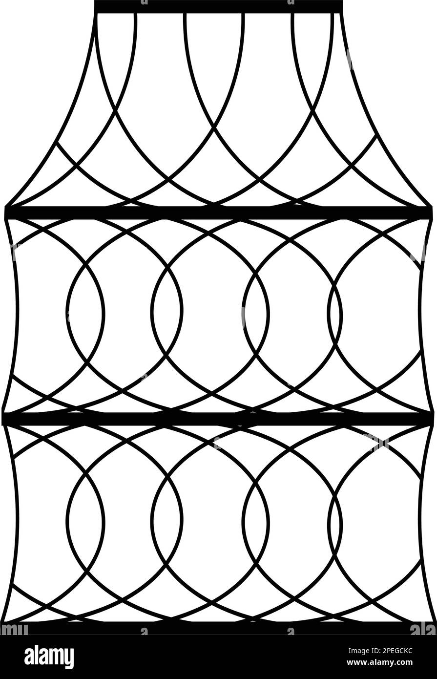 Symbol für Fischnetz-Vektorsymbol für Netz und Design Stock Vektor