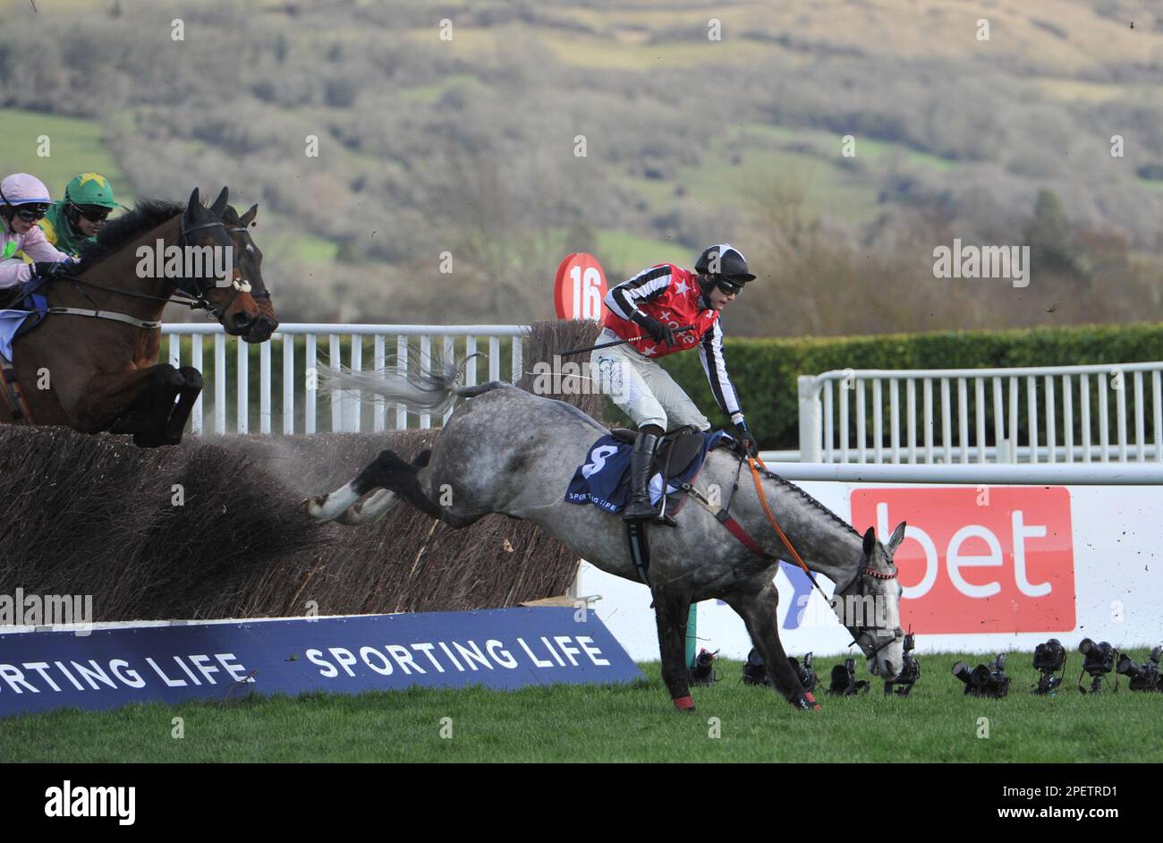 Rennen 2 der Sporting Life Arkle Trophy Staw Fan Jack, der von Sean ...
