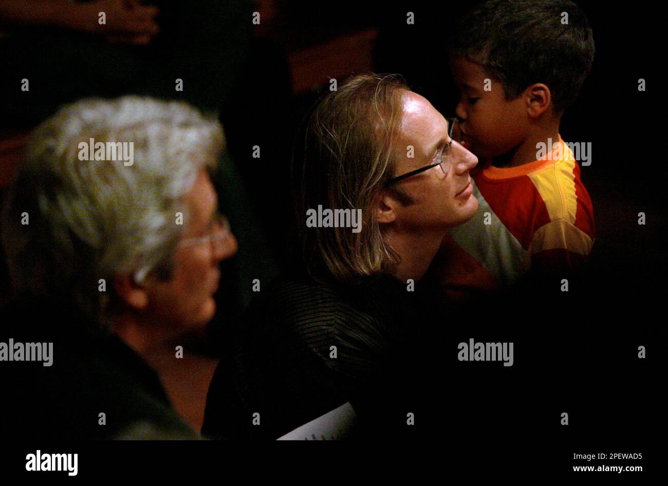 American actor Richard Gere, left, is seen supporting his brother Dave ...