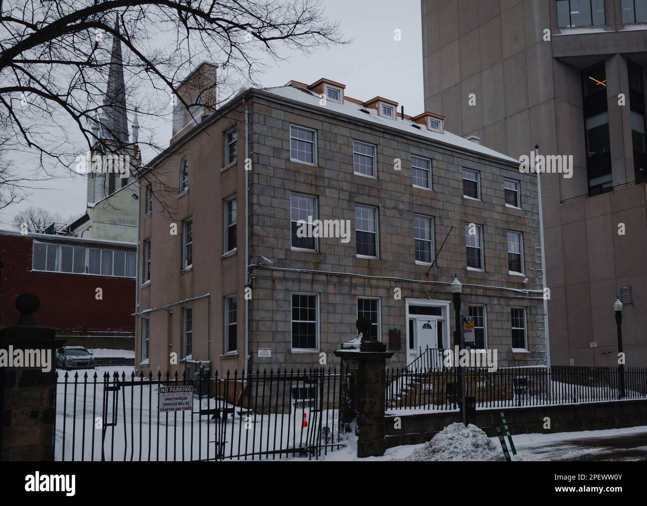 Das Black-Binney-Haus, die Heimat der Nova Scotia Division des kanadischen Kommissarskorps. Stockfoto