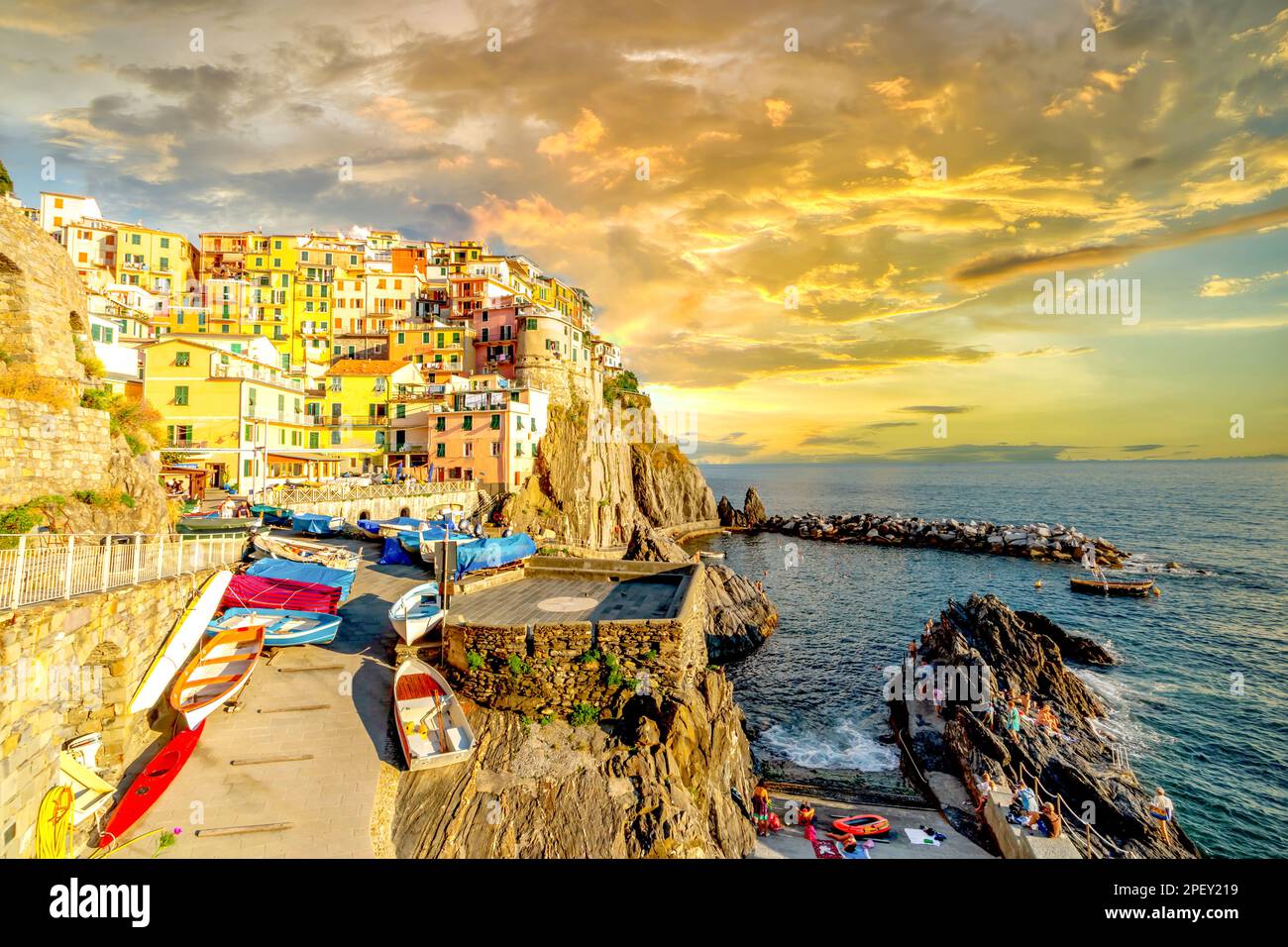 Cinque Terre, Italien Stockfoto