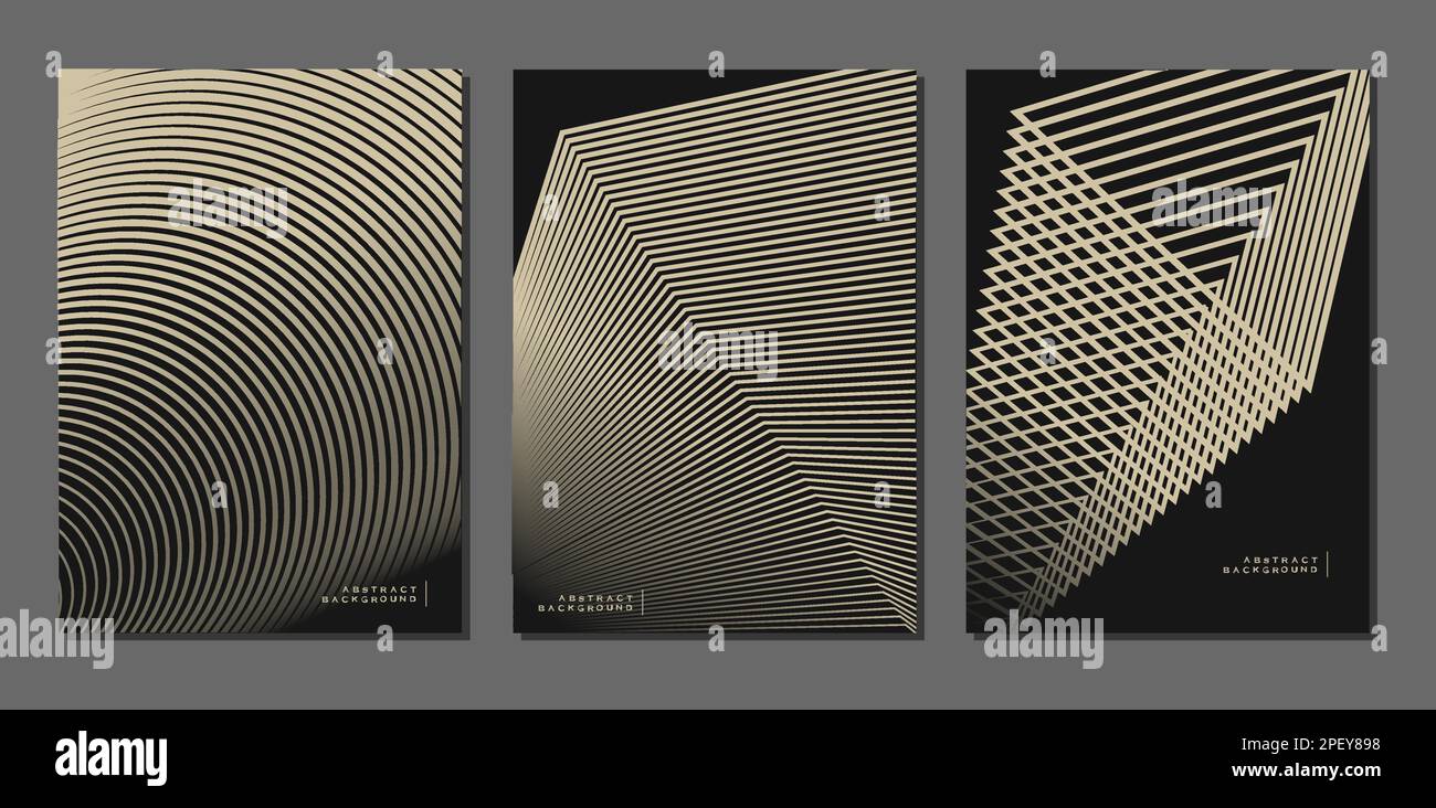 Goldener geometrischer Hintergrund. Luxuriöser abstrakter geometrischer Hintergrund. Stock Vektor