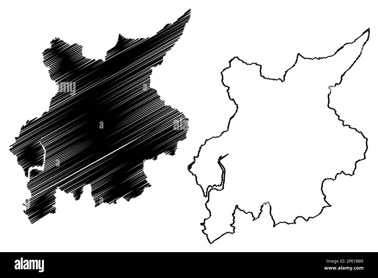 Lancaster nicht-Metropolregion, Borough, Stadt (Vereinigtes Königreich Großbritannien und Nordirland, zeremonieller Landkreis Lancashire oder Lancs, Engl Stock Vektor