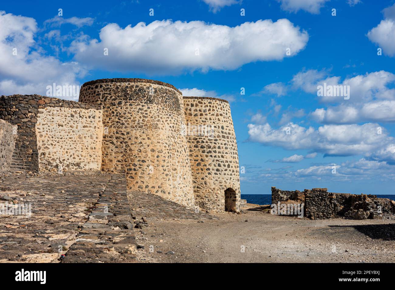 Kalköfen von La Hondura auf der Insel Fuerteventura, Kanarische Inseln Stockfoto