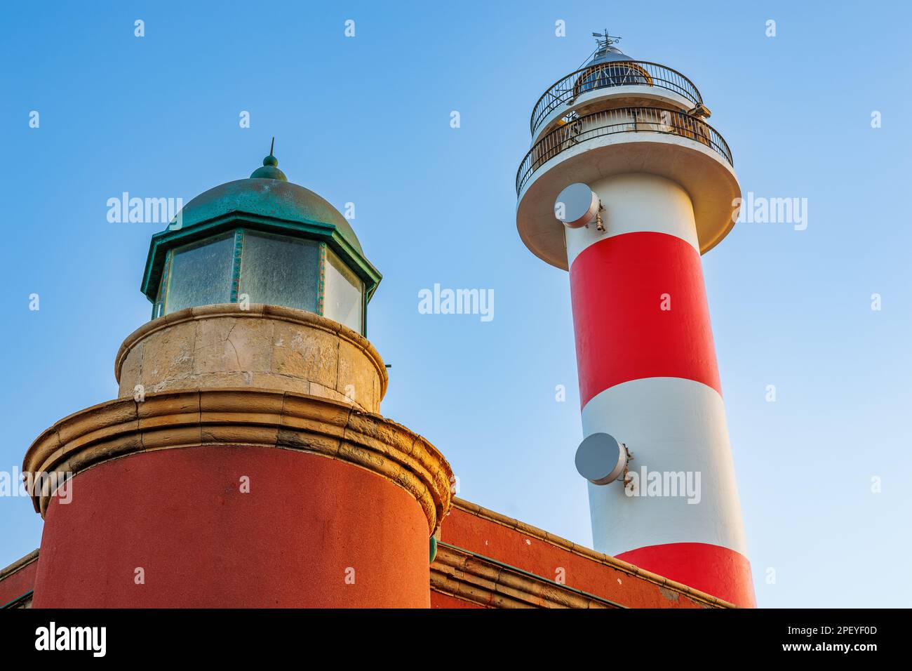 El Toston Lighthouse und Museum auf der Insel Fuerteventura auf den Kanarischen Inseln Stockfoto