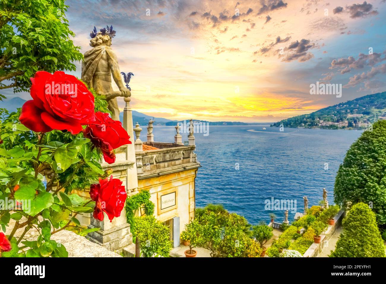 Die Isola Bella, Stresa, Italien Stockfoto