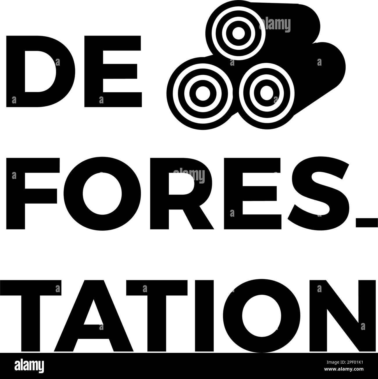 Design zur Feier des internationalen Waldtags mit dem Thema gesunder Wald für gesunde Menschen. vektor Stock Vektor