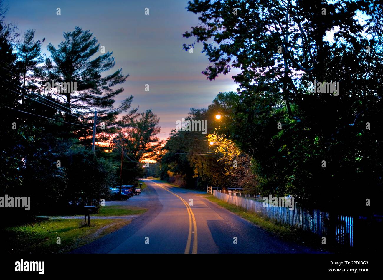 Das Dorf von Pine Grove in Clarke County Virginia und teilt die gleiche Plz und Adresse in der Nähe von Bluemont Virginia aus der berühmten Snic Stockfoto