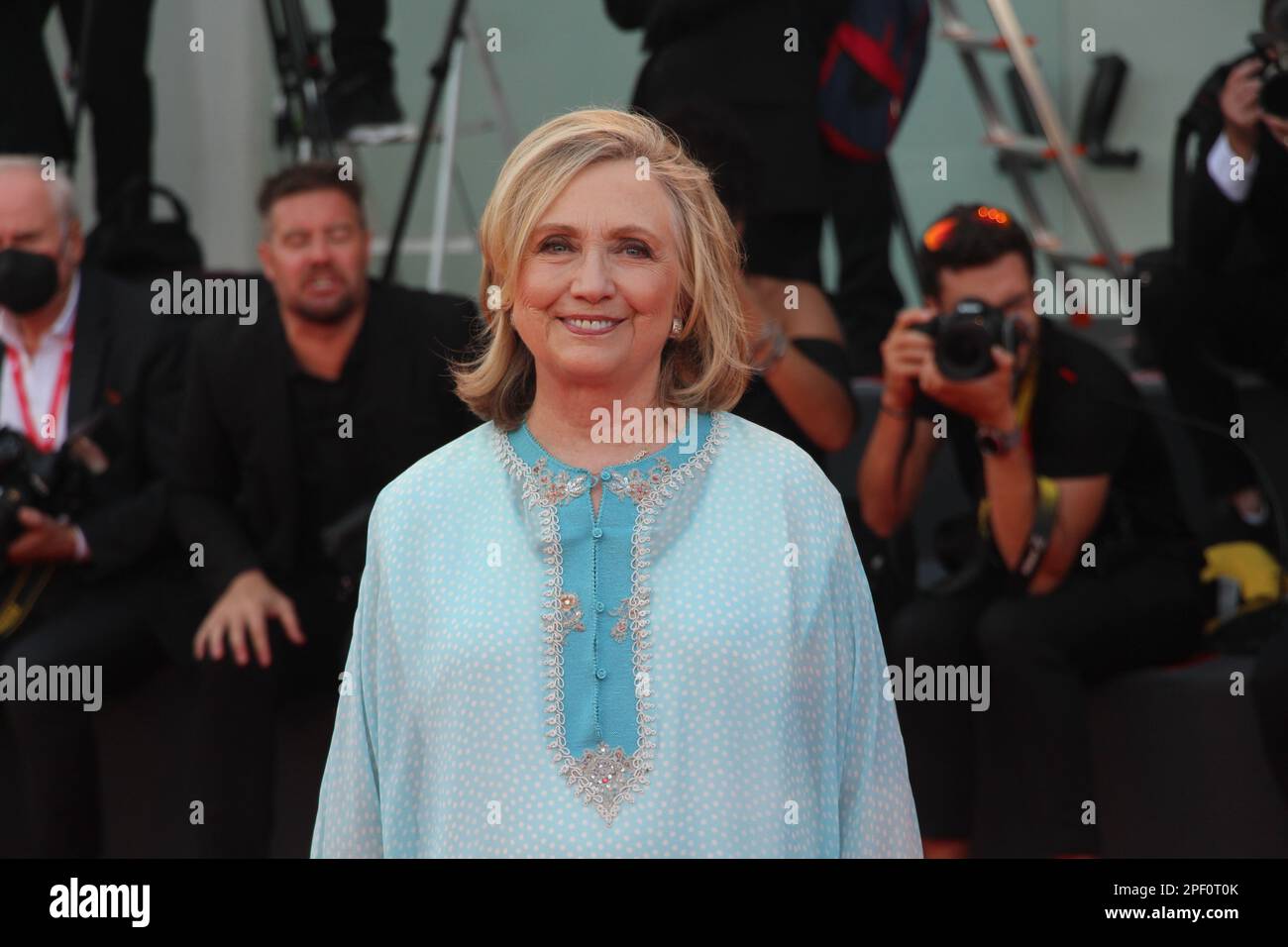 Hillary Clinton „White Noise“ Eröffnungszeremonie Red Carpet 79. Venice International Film Festival 2022 Stockfoto